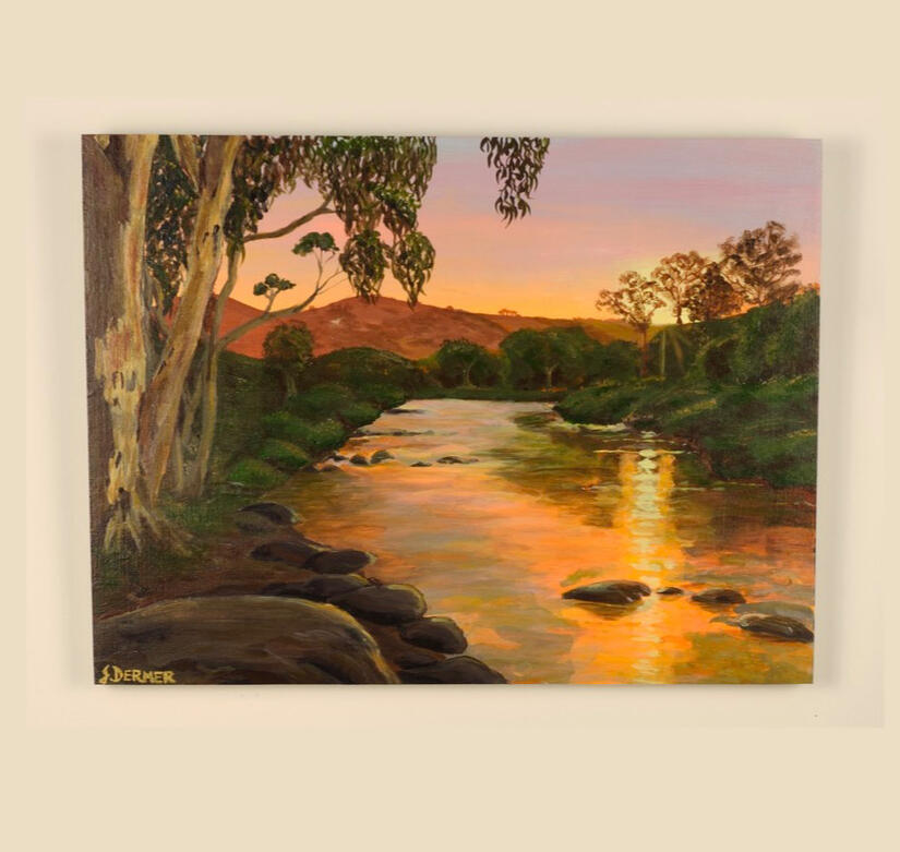 Sunset on the River